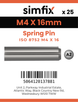 Simfix product label - 8752A204016-D
