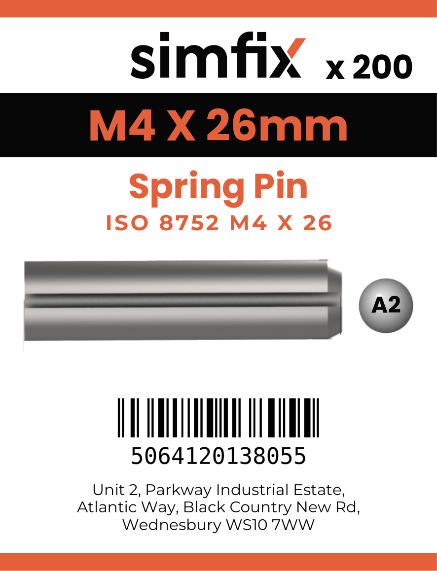 Simfix product label - 8752A204026-T
