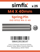 Simfix product label - 8752A204040-D
