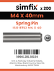 Simfix product label - 8752A204040-T
