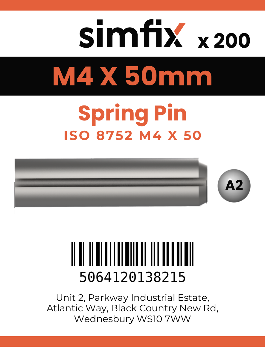 Simfix product label - 8752A204050-T
