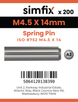 Simfix product label - 8752A2045014-T