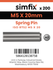 Simfix product label - 8752A205020-T