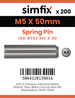 Simfix product label - 8752A205050-T