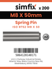 Simfix product label - 8752A208050-T