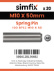 Simfix product label - 8752A210050-D