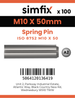 Simfix product label - 8752A210050-T