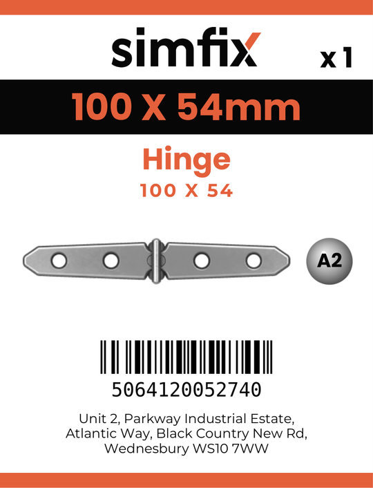 Simfix product label - 8858A410054-D