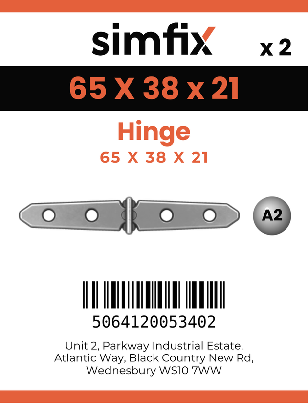 Simfix product label - 8906A2653821-D