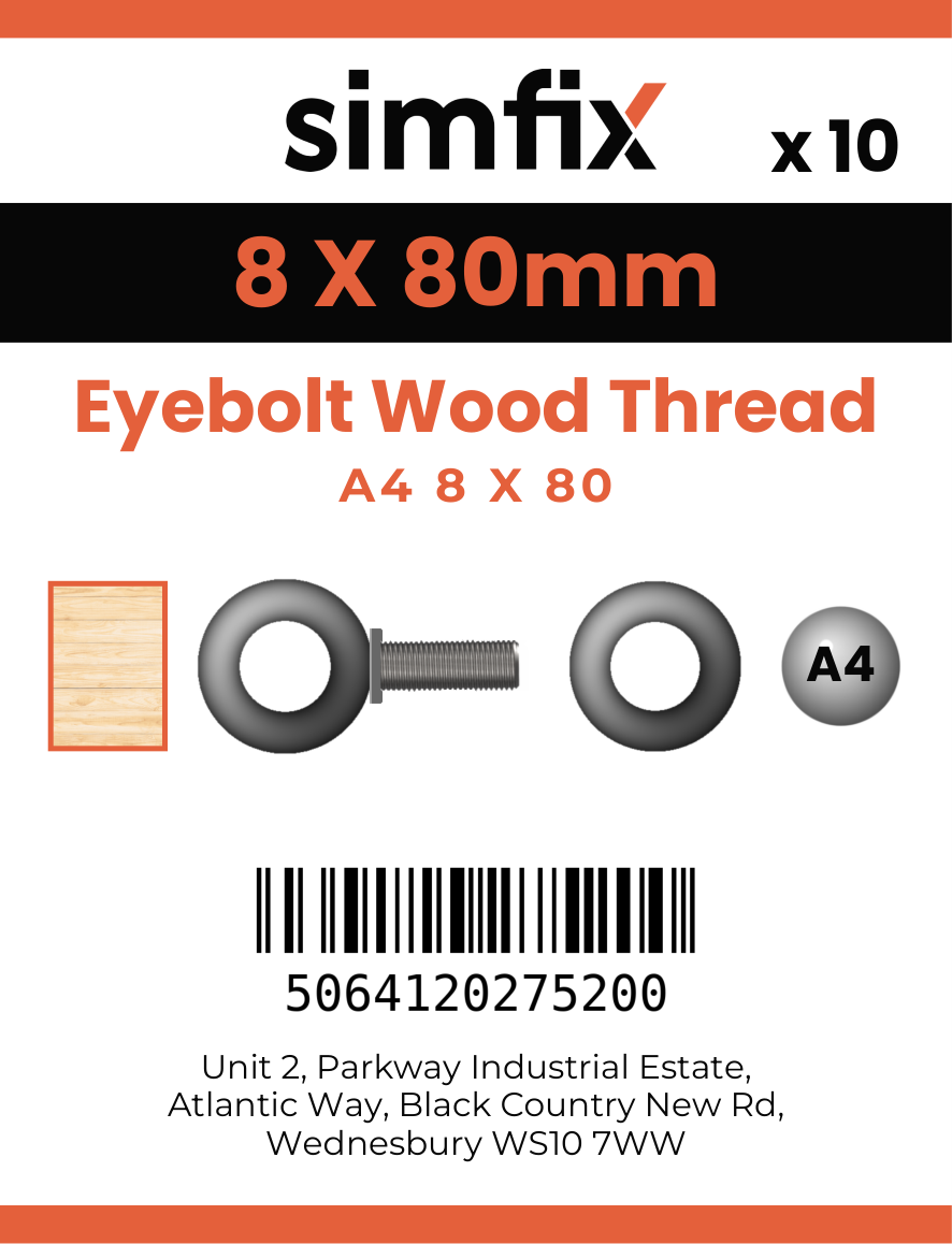 Simfix product label - 8974A408080-D