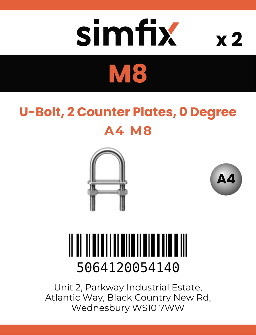 Simfix product label - 8979A40800-D