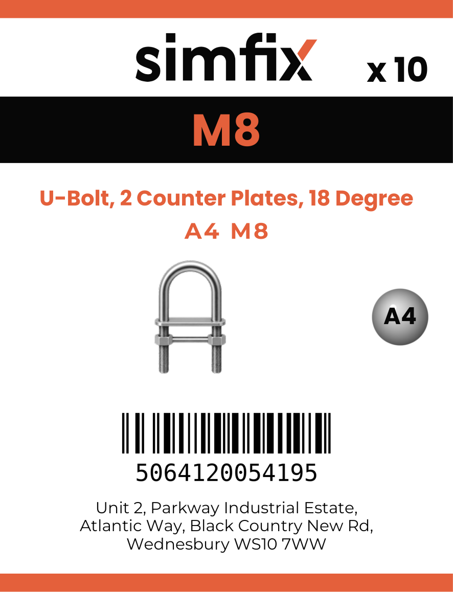 Simfix product label - 8979A40818-T