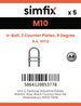 Simfix product label - 8979A41008-T