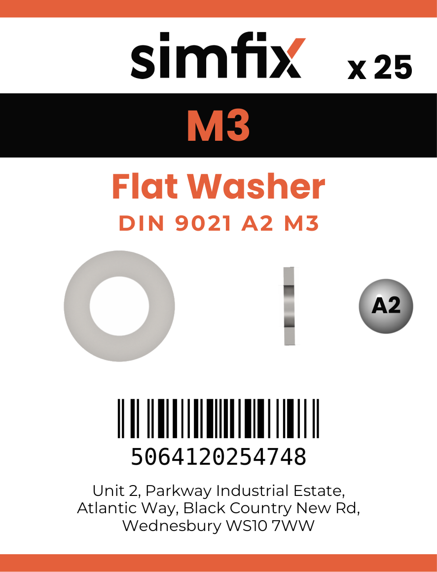 Simfix product label - 9021A2032-D