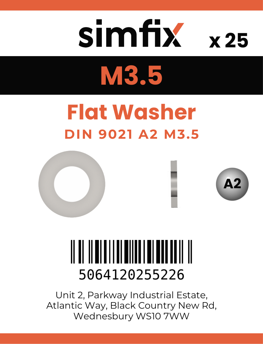 Simfix product label - 9021A2037-D