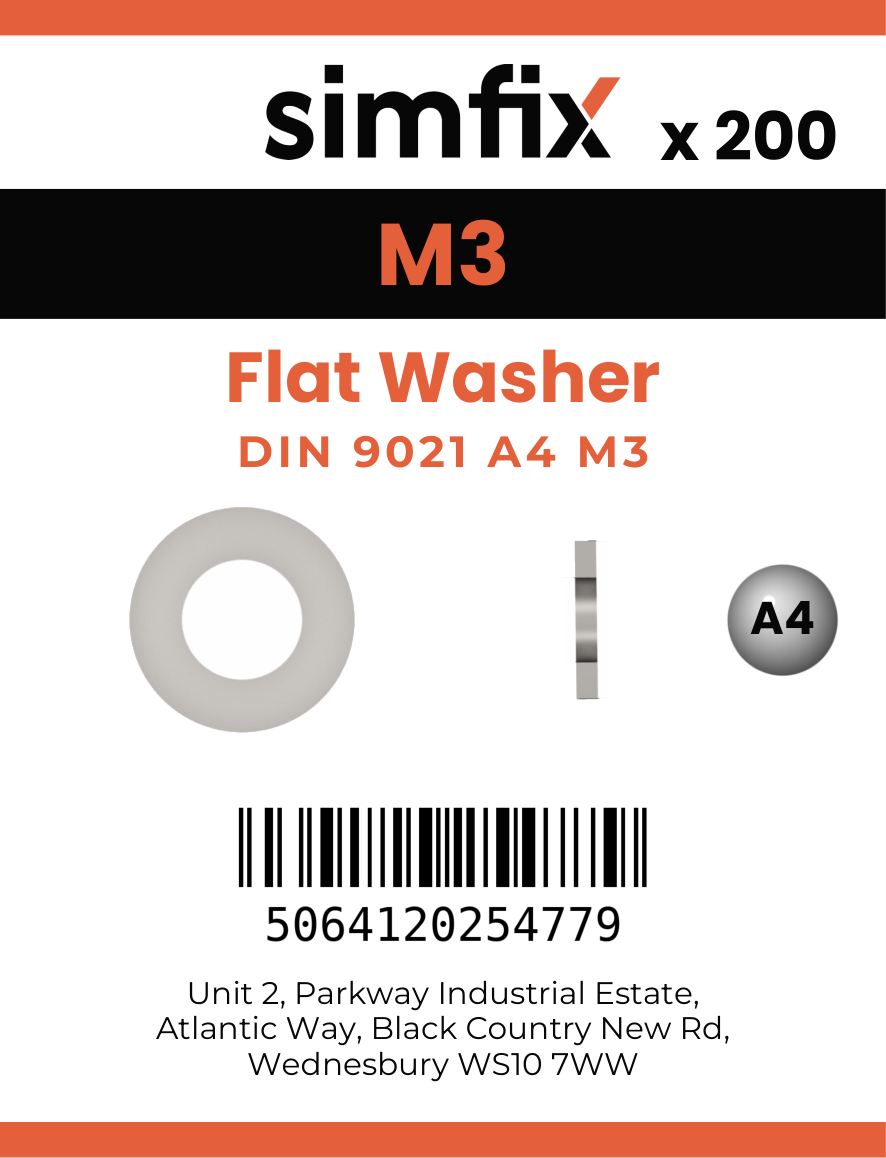 Simfix product label - 9021A4032-T
