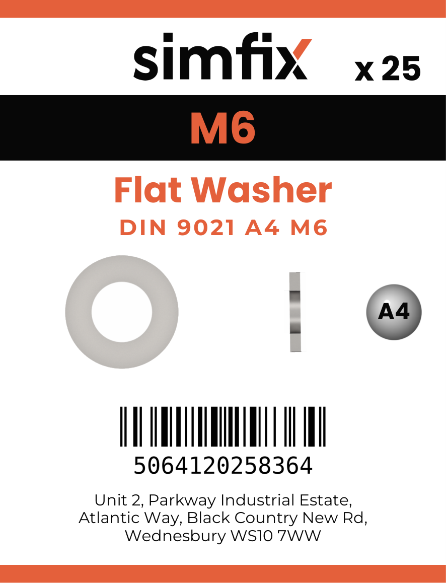 Simfix product label - 9021A4064-D