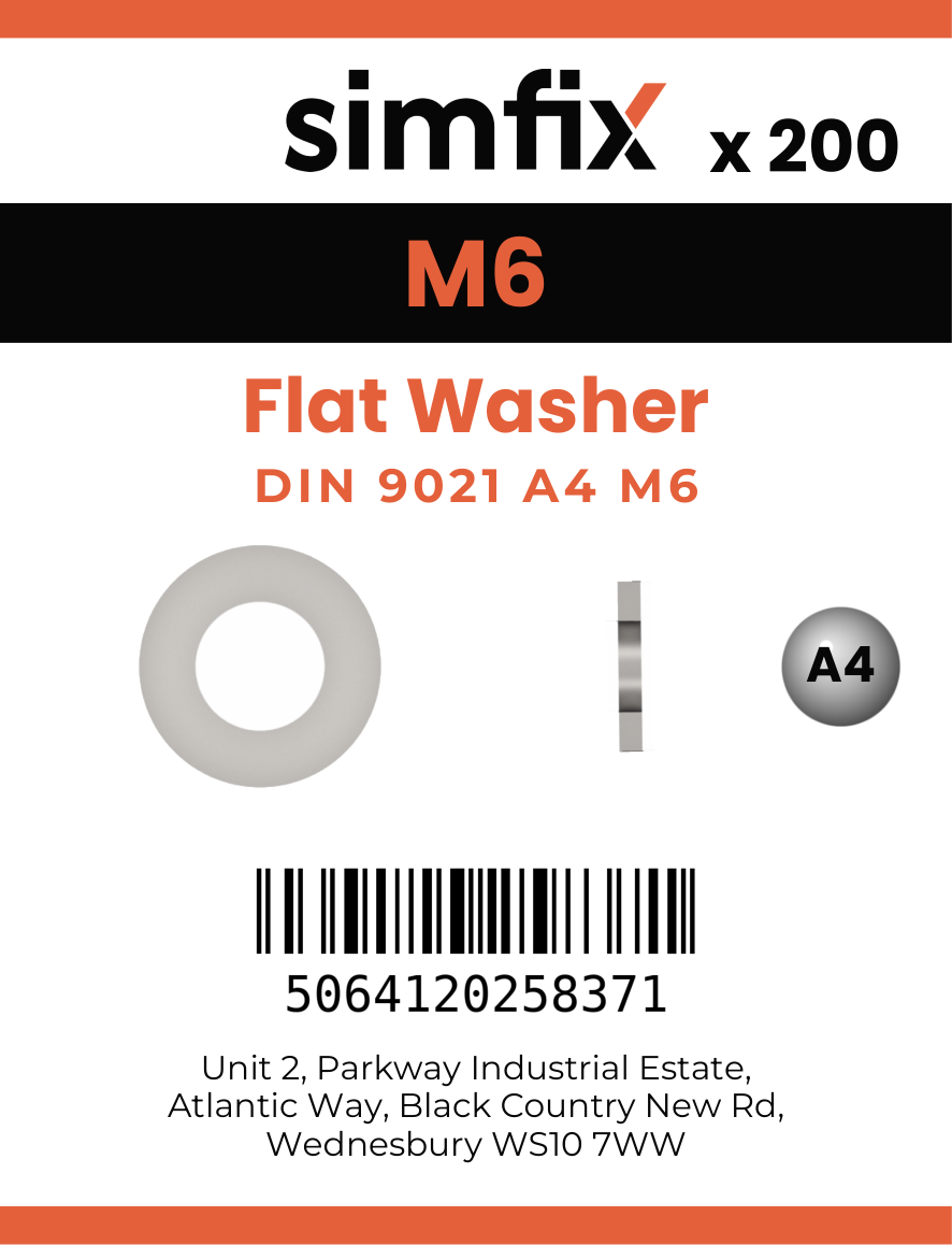Simfix product label - 9021A4064-T