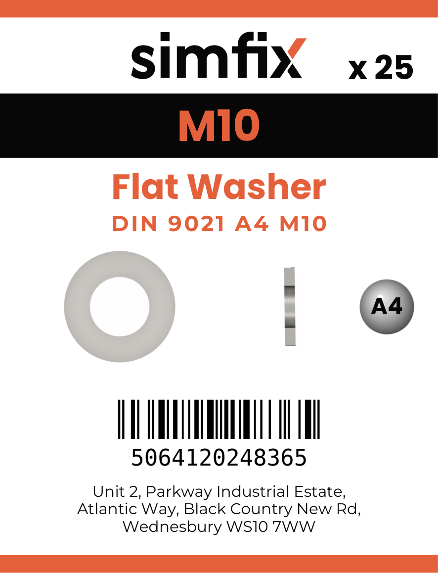 Simfix product label - 9021A4105-D