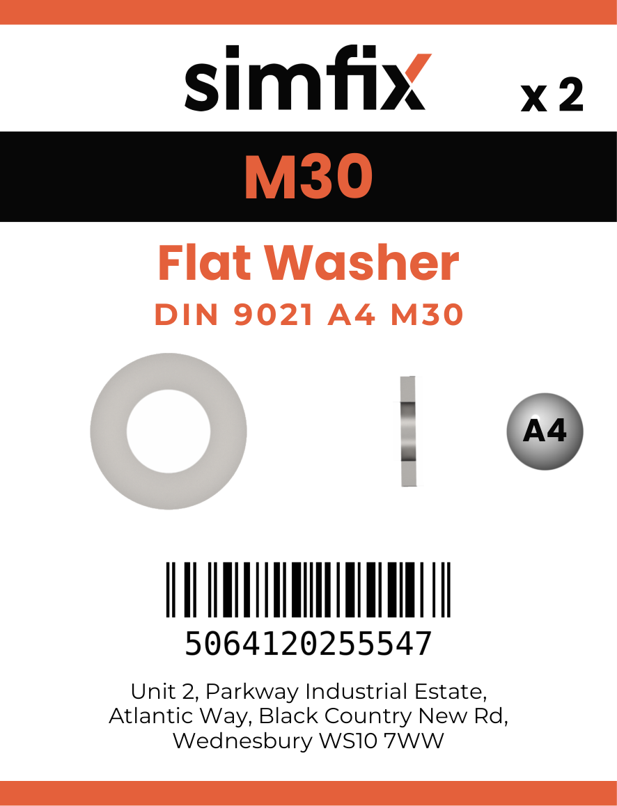 Simfix product label - 9021A4330-D