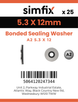 Simfix product label - 9055A205312-D