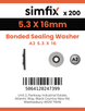 Simfix product label - 9055A205316-T