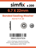 Simfix product label - 9055A206722-T