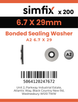 Simfix product label - 9055A206729-T