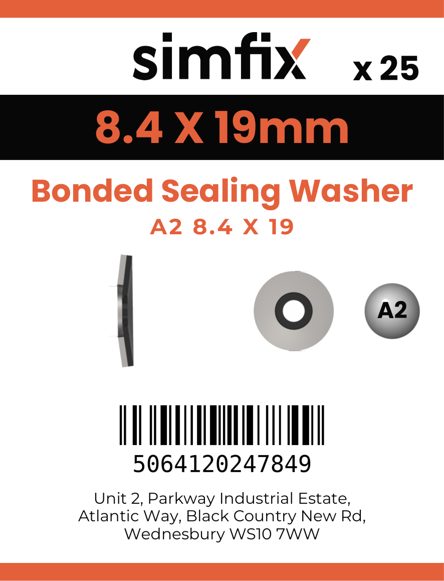 Simfix product label - 9055A208419-D