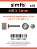Simfix product label - 9056A205008-D