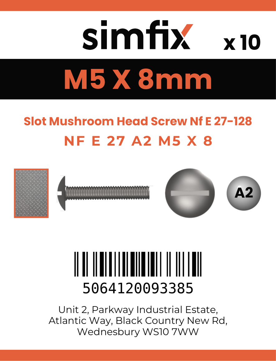 Simfix product label - 9056A205008-D