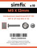 Simfix product label - 9056A205012-D