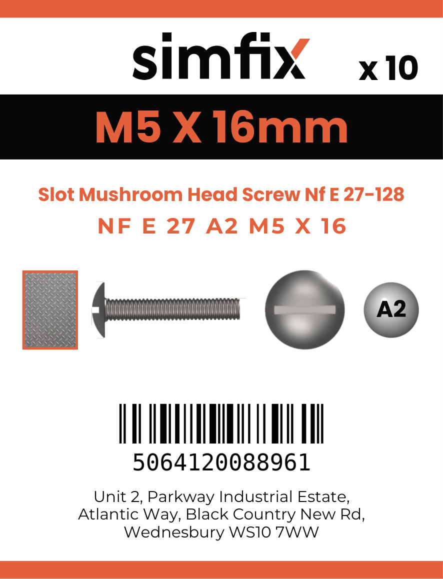 Simfix product label - 9056A205016-D