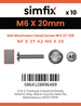 Simfix product label - 9056A206020-D
