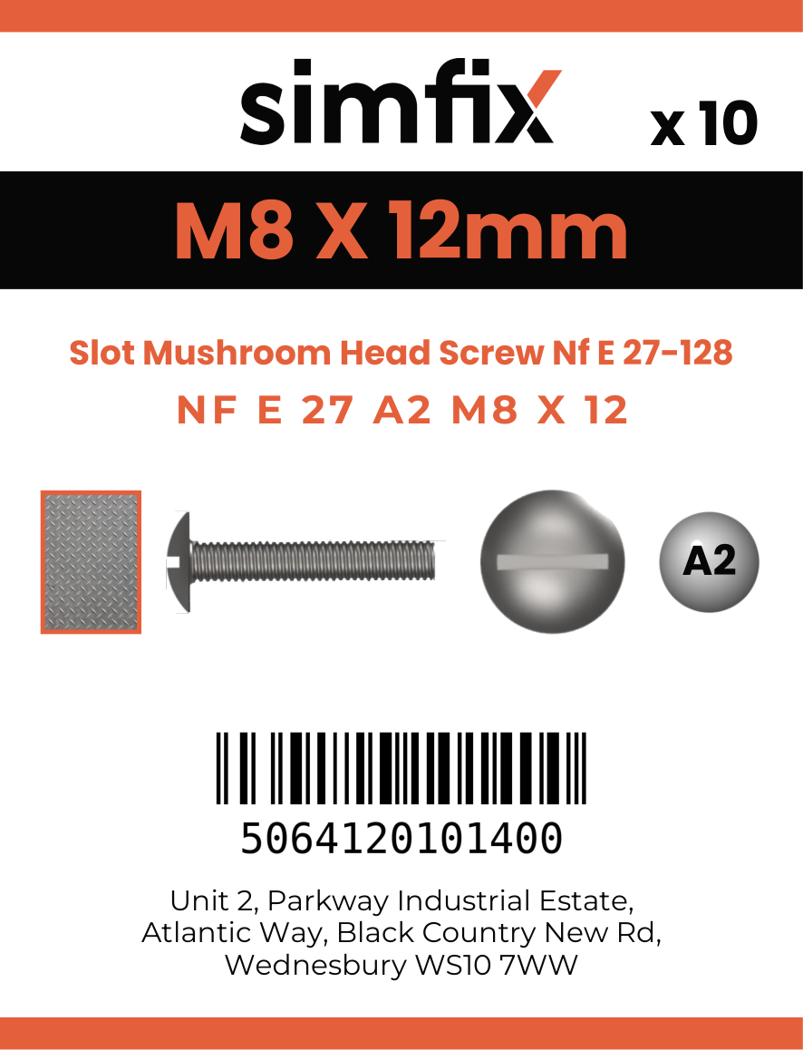 Simfix product label - 9056A208012-D