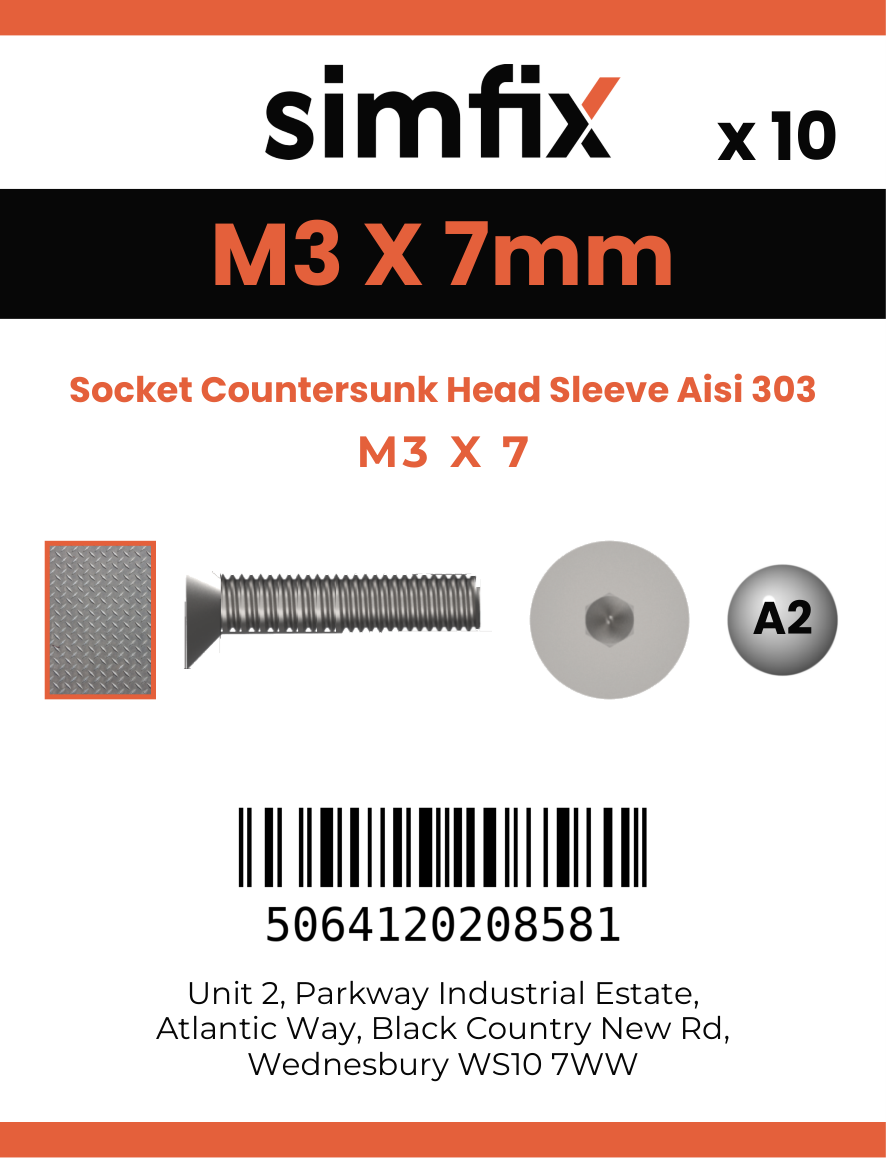 Simfix product label - 9062A103007-D