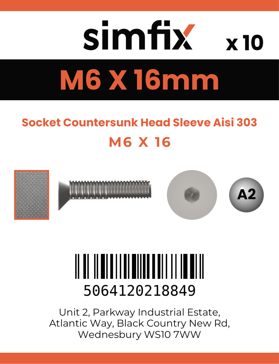 Simfix product label - 9062A106016-D