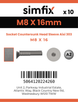 Simfix product label - 9062A108016-D
