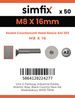 Simfix product label - 9062A108016-T