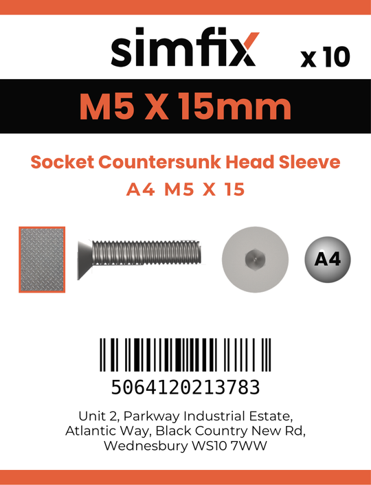 Simfix product label - 9062A405015-D
