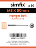 Simfix product label - 9082A208050-T