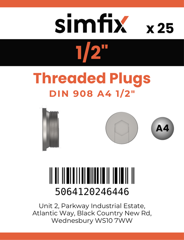 Simfix product label - 908A412-D