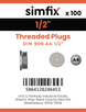 Simfix product label - 908A412-T