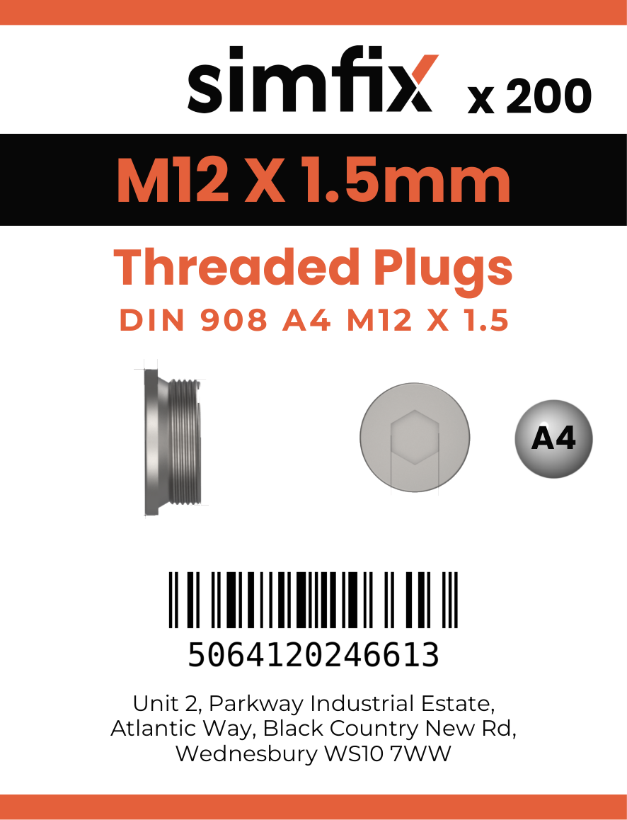 Simfix product label - 908A4121570-T