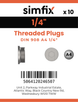 Simfix product label - 908A414-D