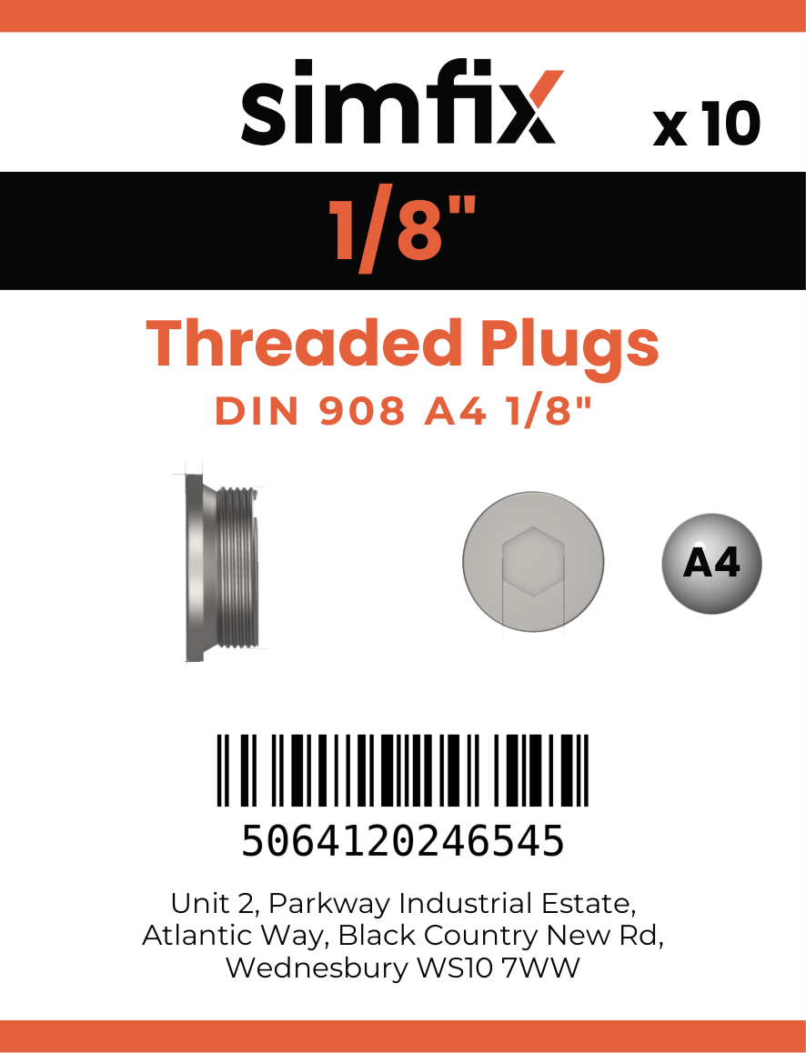 Simfix product label - 908A418-D