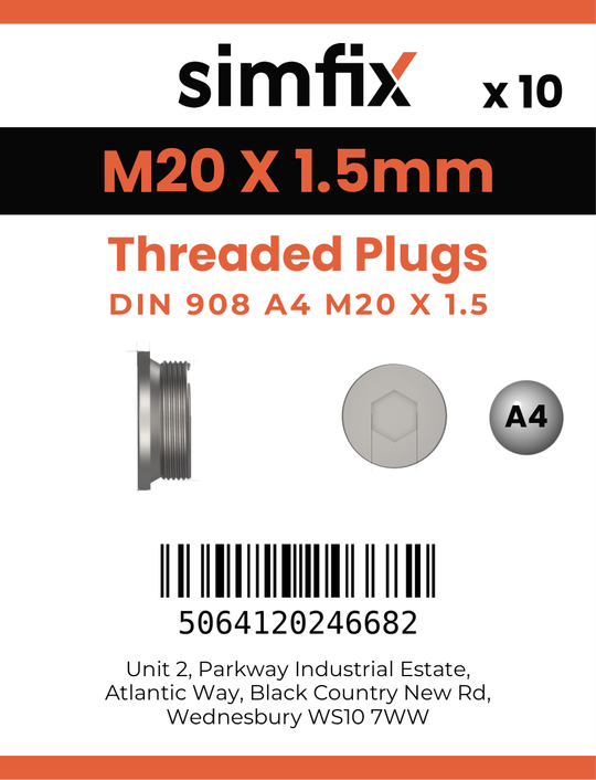 Simfix product label - 908A42001570-D