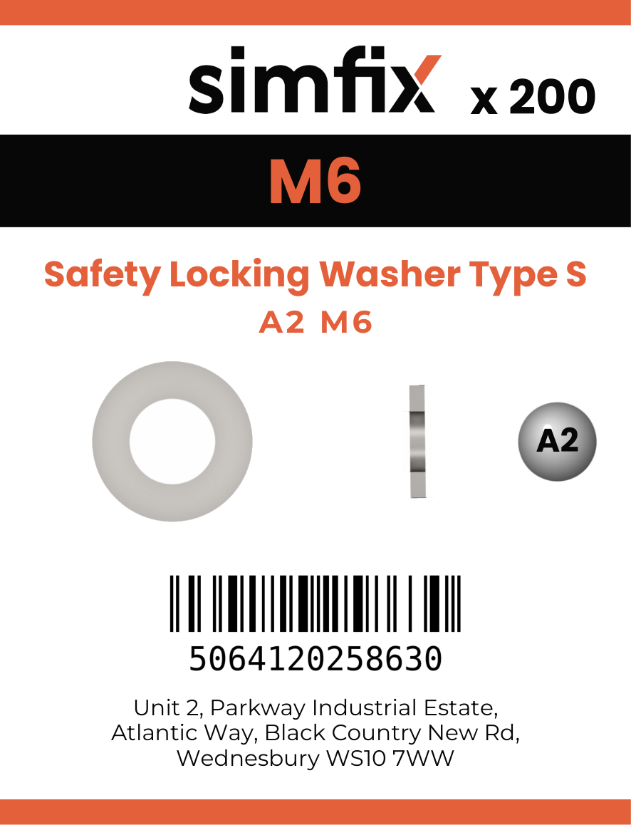 Simfix product label - 9093A206S-T