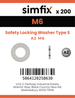 Simfix product label - 9093A206S-T