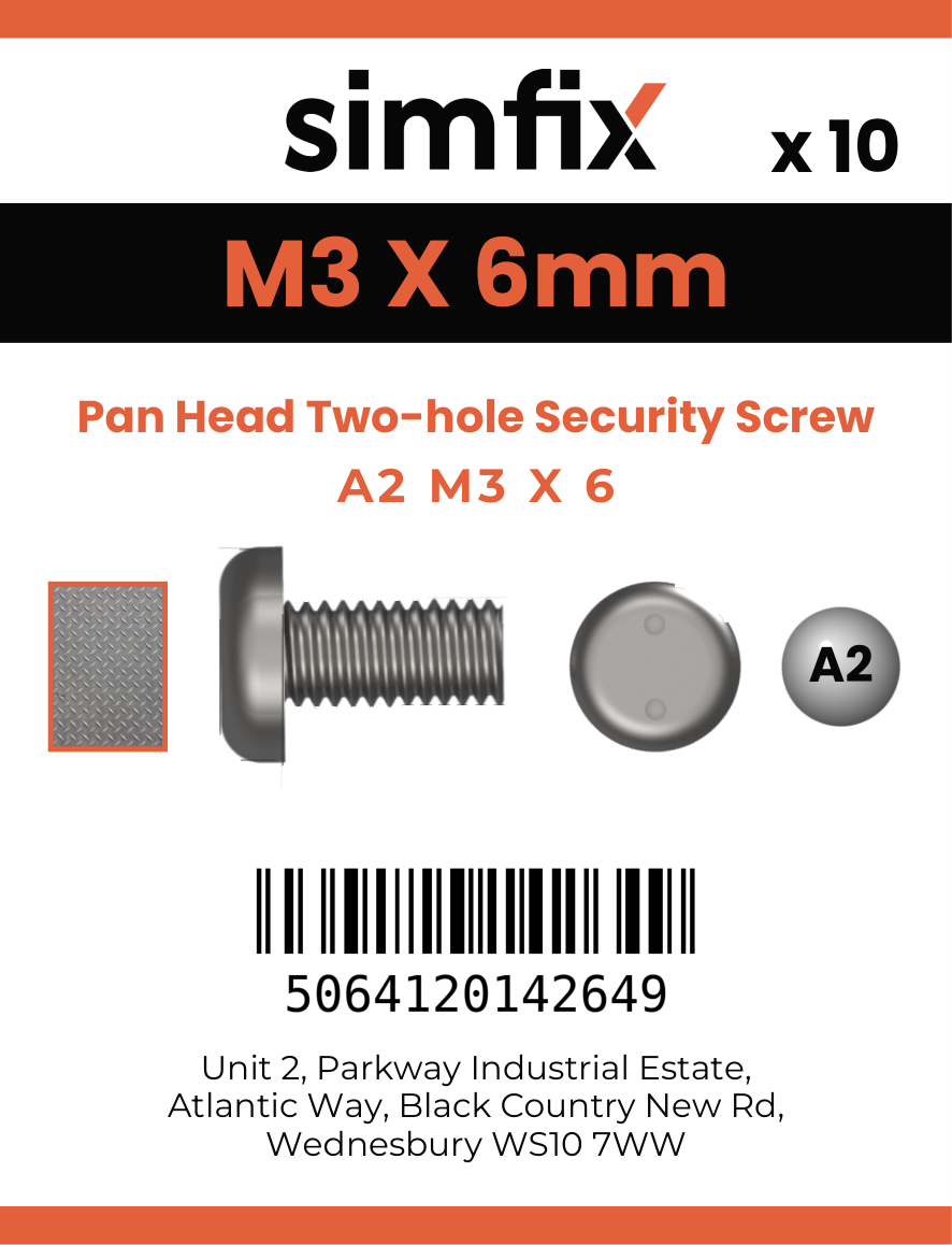 Simfix product label - 9101A203006-D